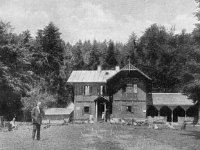Sljeme. Stari planinarski dom 1914. godine